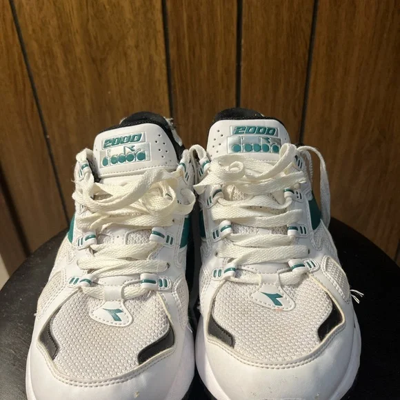 Diadora Black and White Sneakers - Picture 4 of 8